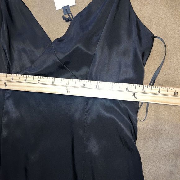 Astr The Label Helen Dress Womens Sz Small Black Rhinestone Strap Mini Dress - Picture 11 of 13